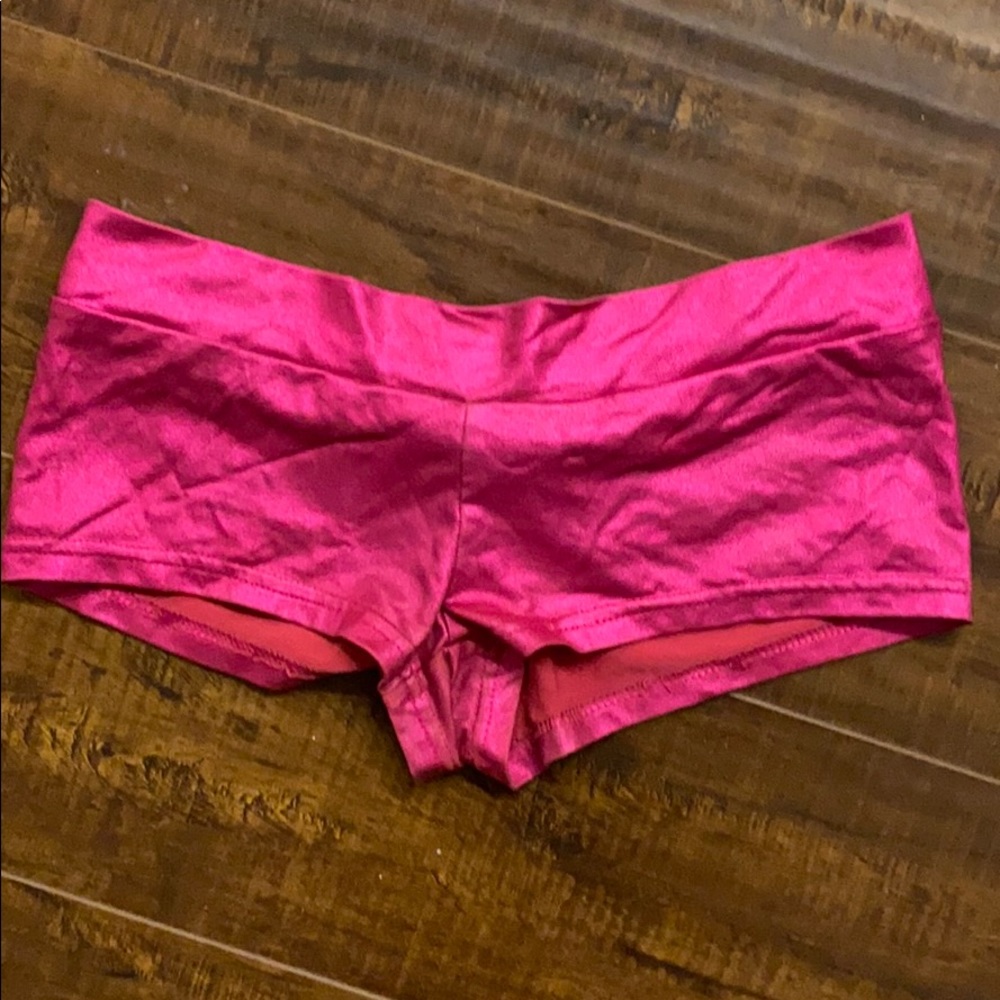 Pink rave shorts